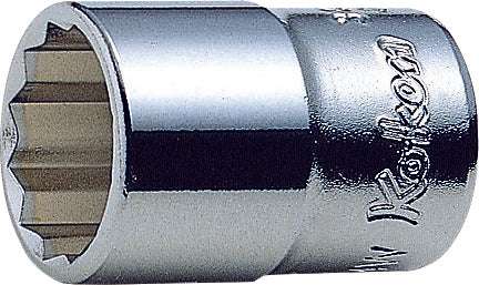 Ko-ken 3405W-7/16 3/8 Sq. Dr. Socket Whitworth 7/16 12 point Length 32mm
