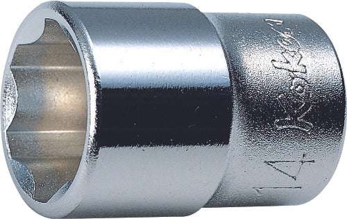 Ko-ken 3410M-9 3/8 Sq. Dr. Socket  9mm Surface Length 26mm