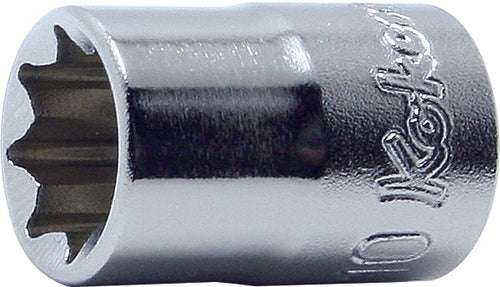 Ko-ken 3425-E10 3/8 Sq. Dr. TORXÂ® E10 Socket - Length 26mm