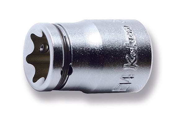 Ko-ken 3425-E16 3/8 Sq. Dr. TORXÂ® E16 Socket - Length 26mm