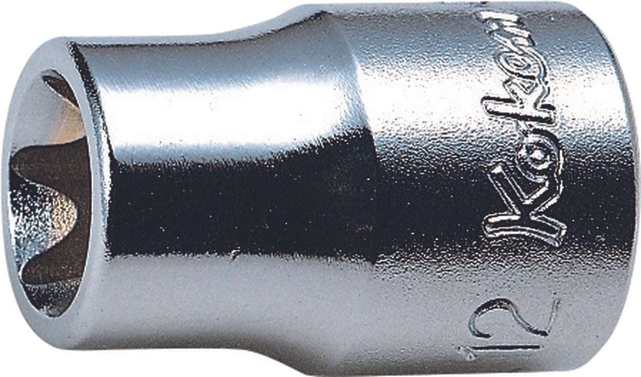 Ko-ken 3425-E16(2B) 3/8 Sq. Dr. NUT GRIPÂ® TORXÂ® E16 Socket - Length 26mm