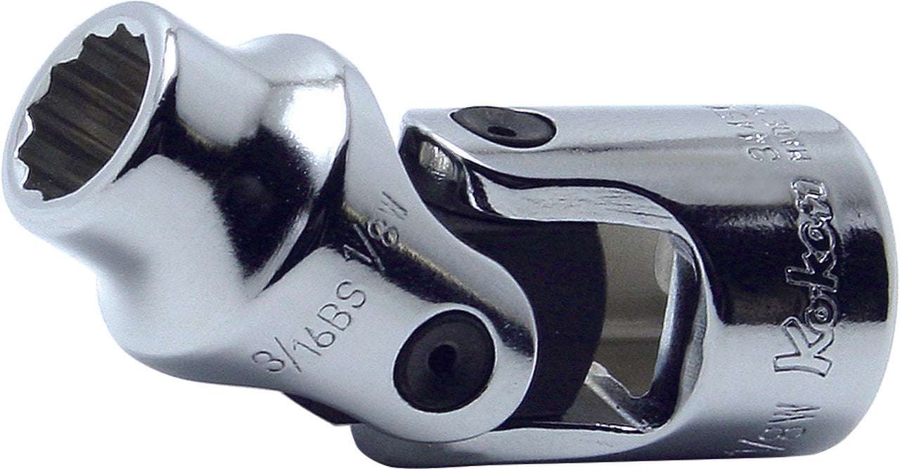 Ko-ken 3445W-5/16 3/8 Sq. Dr. Universal Socket Whitworth 5/16 12 point Length 53.5mm