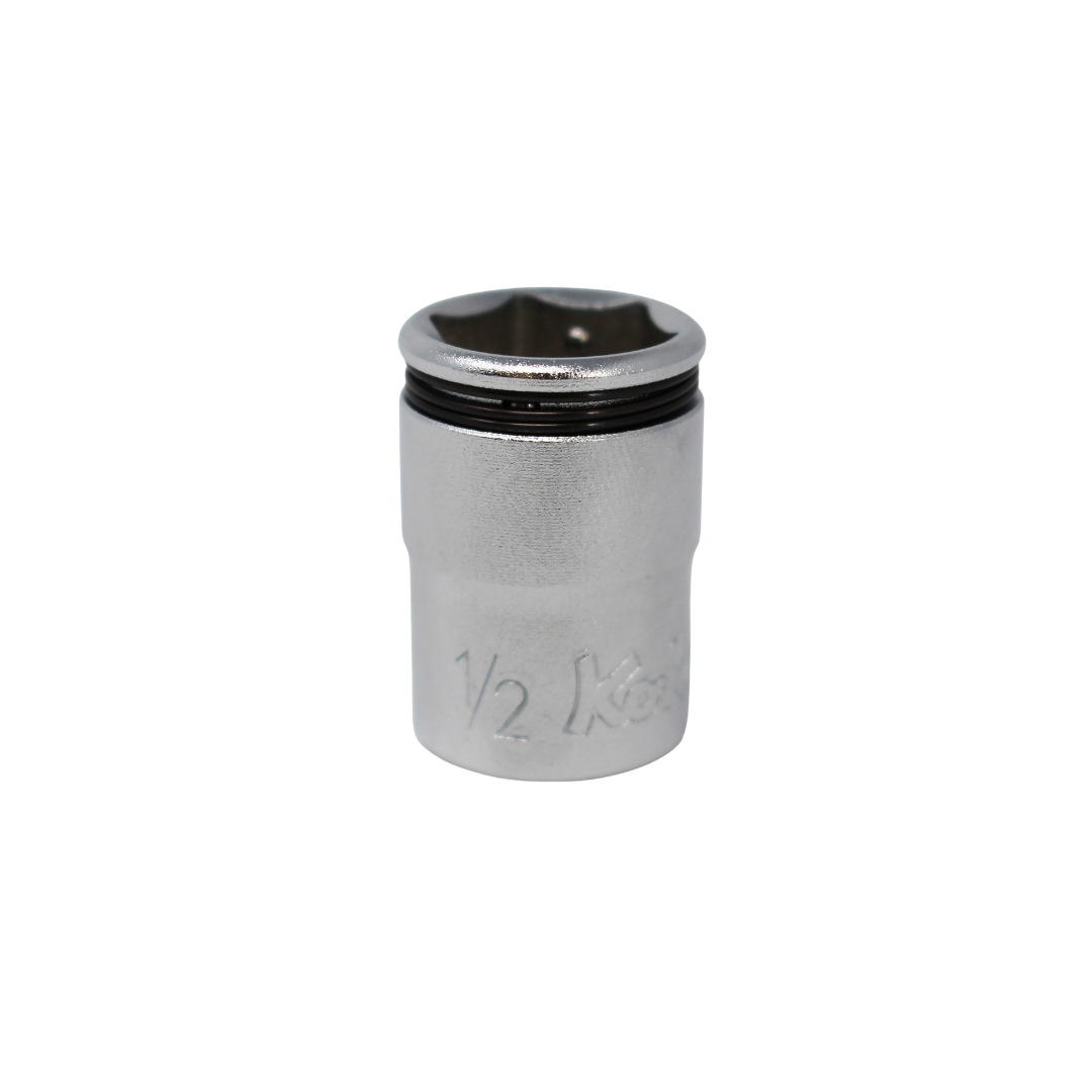 Ko-ken 3450A-1/4 3/8 Sq. Dr. SAE Nut Grip Chrome Socket in  1/4