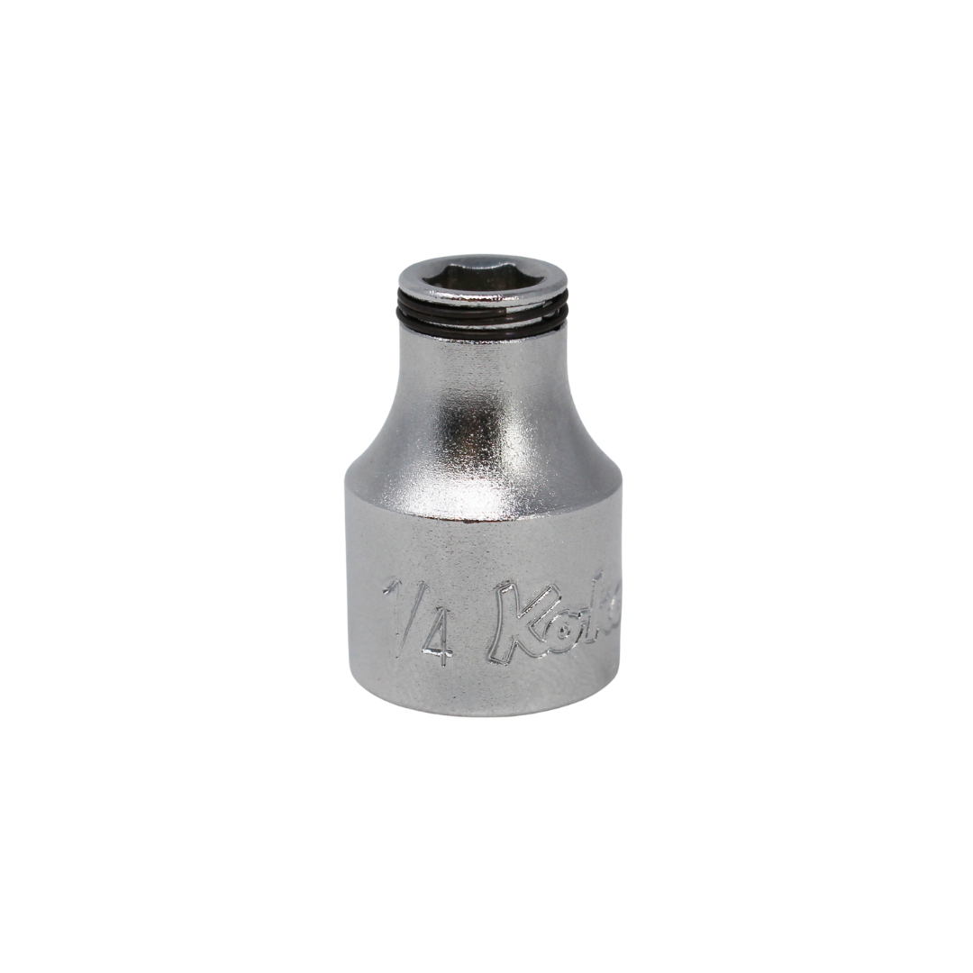 Ko-ken 3450A-11/16 3/8 Sq. Dr. SAE Nut Grip Chrome Socket in  11/16