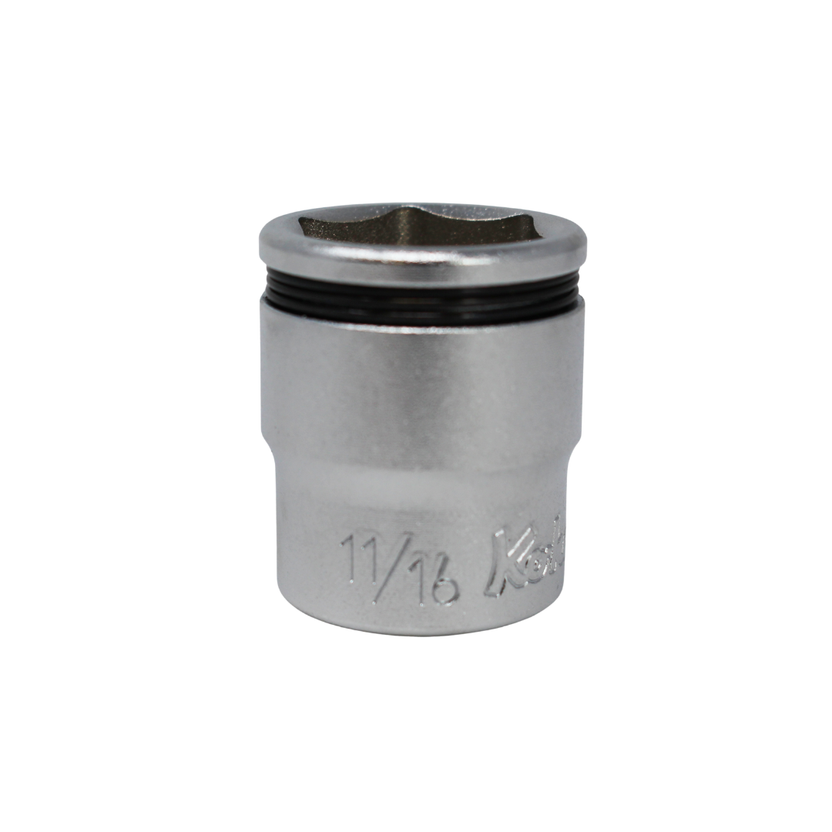 Ko-ken 3450A-3/4 3/8 Sq. Dr. SAE Nut Grip Chrome Socket in 3/4 Main image