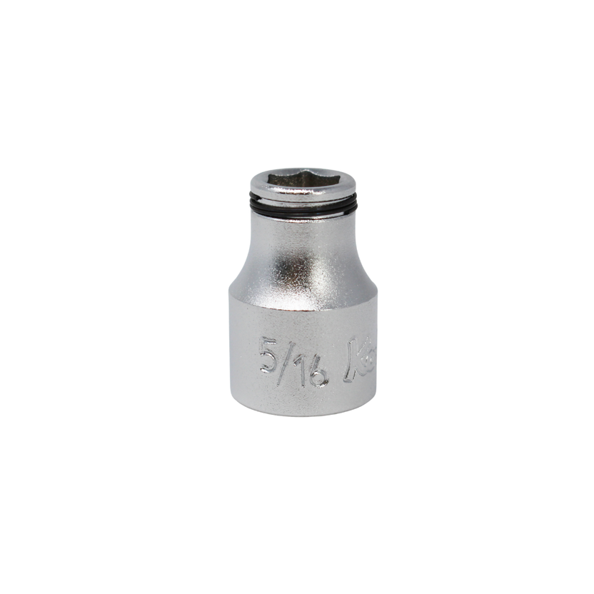 Ko-ken 3450A-5/8 3/8 Sq. Dr. SAE Nut Grip Chrome Socket in 5/8 Main image