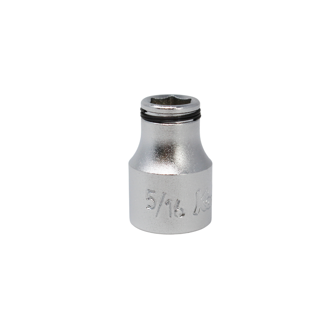 Ko-ken 3450A-5/8 3/8 Sq. Dr. SAE Nut Grip Chrome Socket in 5/8