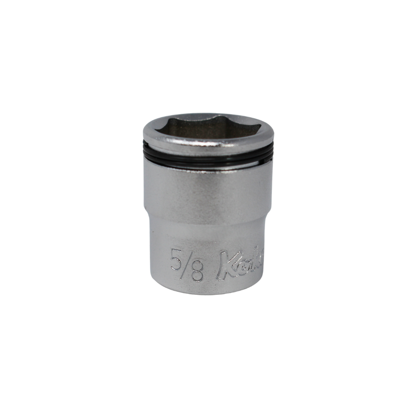 Ko-ken 3450A-7/16 3/8 Sq. Dr. SAE Nut Grip Chrome Socket in 7/16 Main image