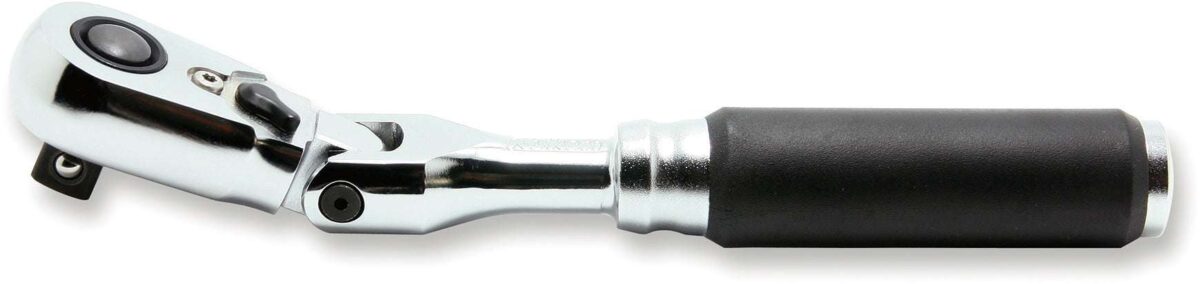 Ko-ken 3726ZB-280 3/8" Sq.Dr. Ratchet Handle 72 teeth Flexible Head Length 280mm Quick Release Z-series Main image