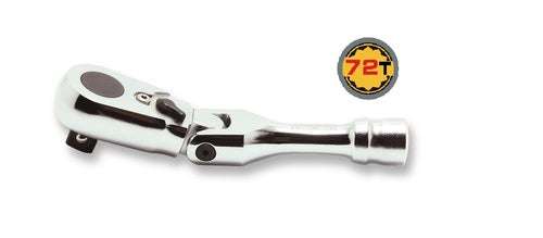 Ko-ken 3726ZSB 3/8" Sq.Dr. Ratchet Handle 72 teeth Short, Flexible Head Length 100mm Quick Release Z-series Main image