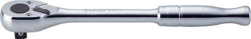 Ko-ken 3753P-250 3/8 Sq. Dr. Ratchet Handle  24 teeth Long Length 250mm  Polished Handle