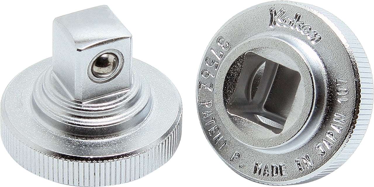 Ko-ken 3756Z-1/2 3/8 Sq. Dr. Quick Spinner Adaptor  1/2 Square Length 29mm Z-series