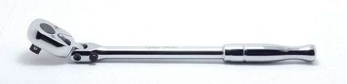 Ko-ken 3774PS 3/8 Sq. Dr. Ratchet Handle  24 teeth Flexible Head Length 175mm  Polished Handle