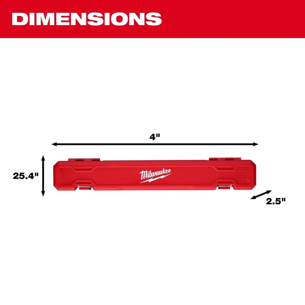 PREORDER: Milwaukee Tool 1/2 Inch Drive Click Torque Wrench 50-250 ft-lbf
