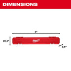 PREORDER: Milwaukee Tool 1/2 Inch Drive Click Torque Wrench 50-250 ft-lbf