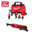 NEW Milwaukee Tool M12 FUEL 3-Tool Combo Kit w/ FREE Item