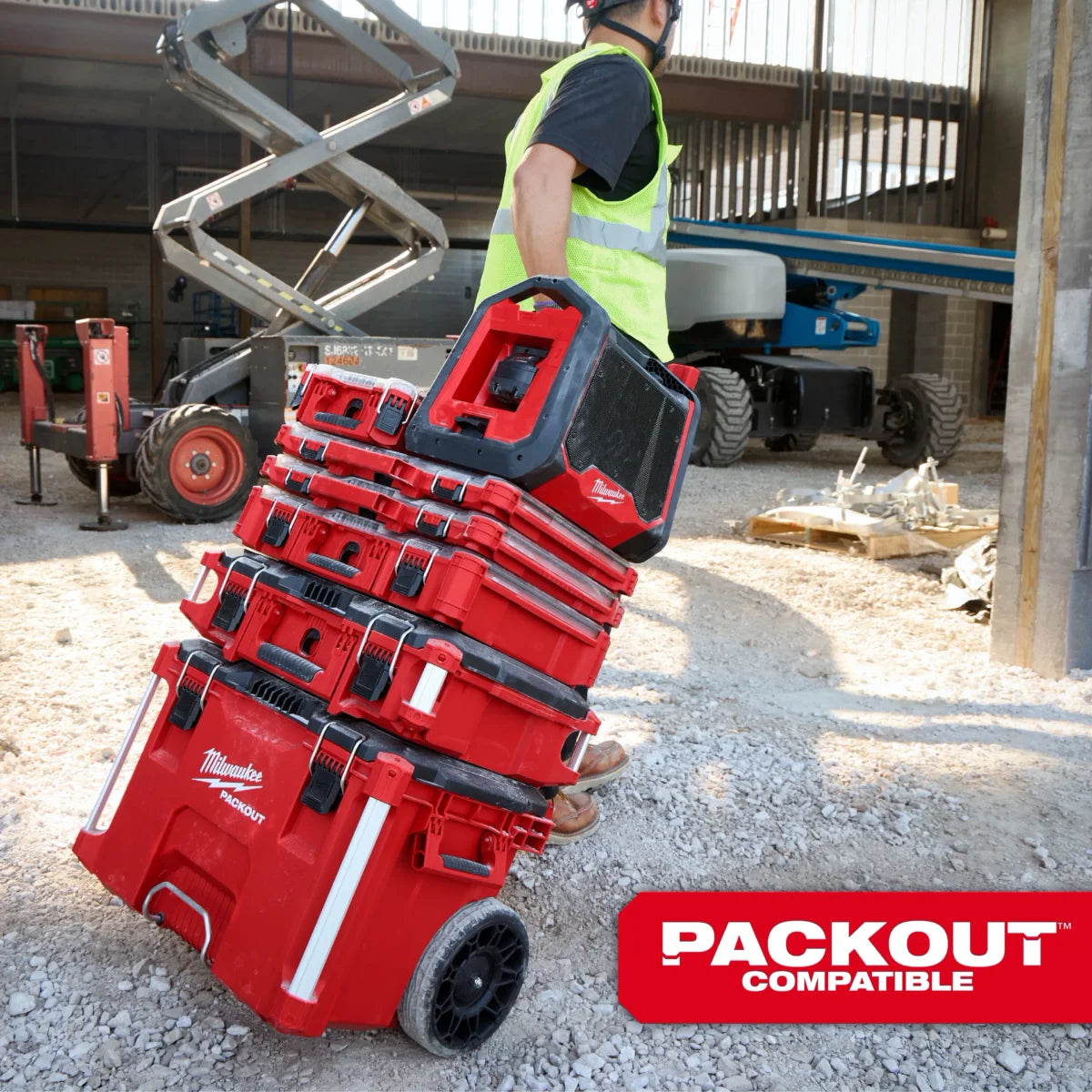 Milwaukee Tool M18 Bluetooth Jobsite Radio and Charger