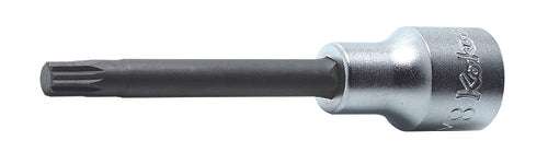 Ko-ken 4020.140-M14 1/2 Sq. Dr. Bit Socket XZN M14 Triple Square Length 140mm