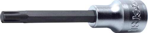 Ko-ken 4027.140-M12 1/2 Sq. Dr. Bit Socket Ribe-CV M12  Length 140mm