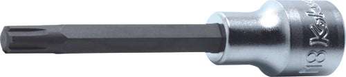 Ko-ken 4027.100-M8 1/2 Sq. Dr. Bit Socket Ribe-CV M8  Length 100mm