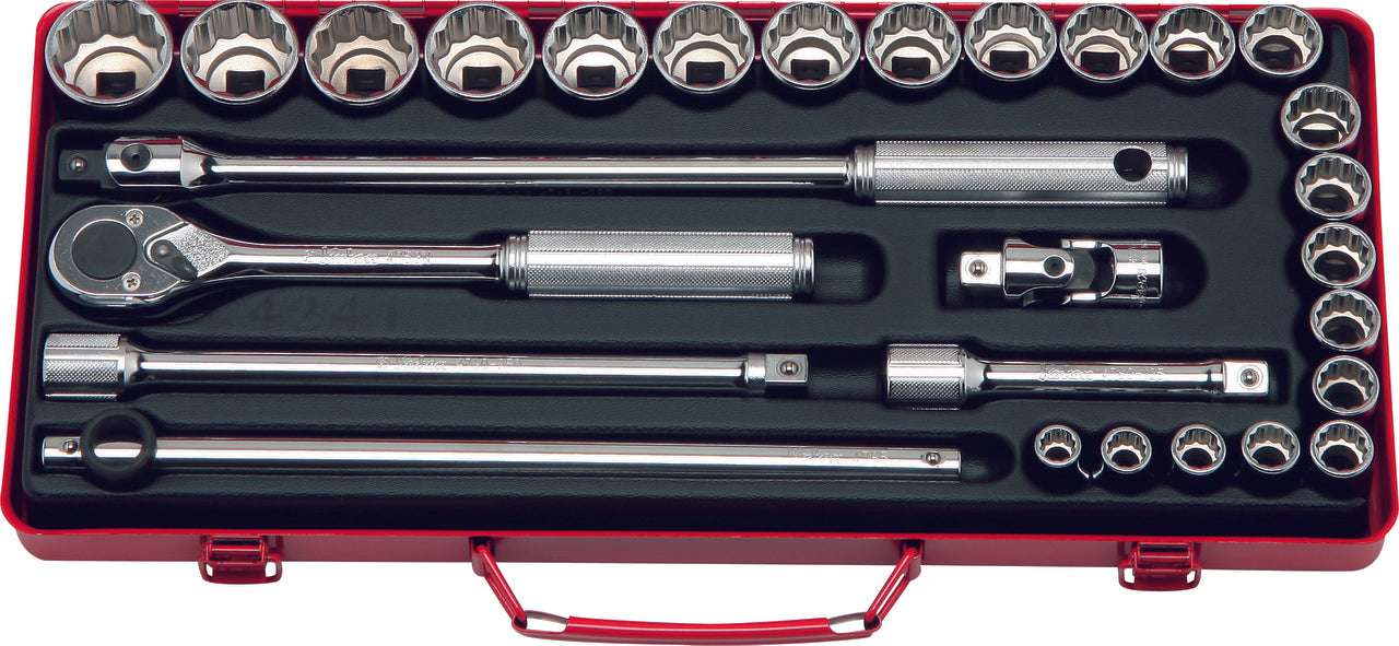 Ko-ken 4241M 1/2 Sq. Dr. 28 Piece 12-Point Metric Socket set  10-32mm