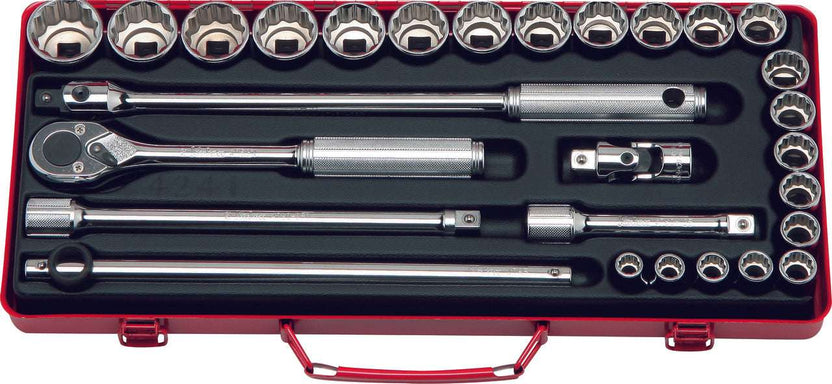Ko-ken 4244A 1/2 Sq. Dr. 22 Piece 12-Point SAE Socket set  3/8-1.1/4" Main image
