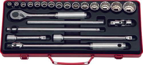 Ko-ken 4244M 1/2 Sq. Dr. 22 Piece 12-Point Metric Socket set  9-32mm