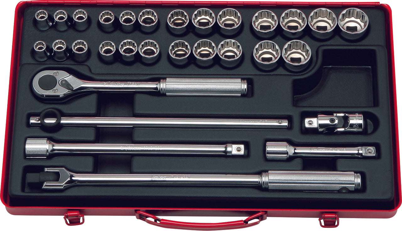 Ko-ken 4279AM 1/2 Sq. Dr. Socket set   12 point   38 pieces