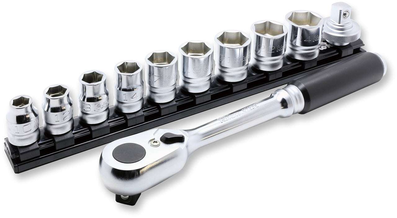 Ko-ken 4289M 1/2 Sq. Dr. 18 Piece 12-Point Metric Socket set  8-32mm Main image