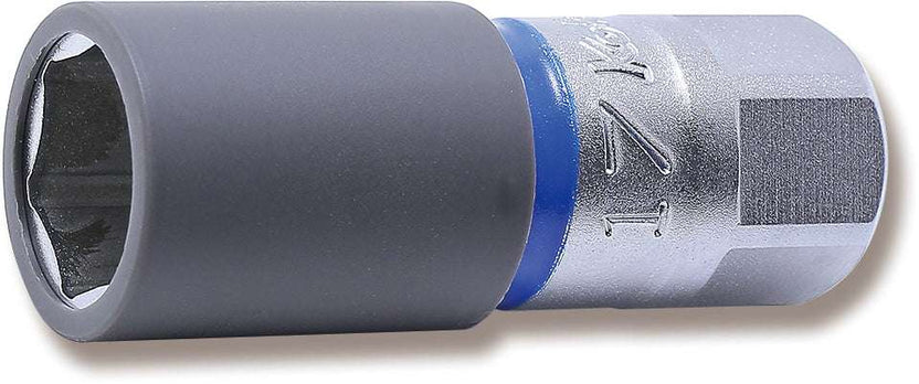 Ko-ken 4300PMZ.65-19 1/2 Sq. Dr. Wheel Nut Socket  19mm Extra Thin walled Length 65mm Color coded Protector Main image