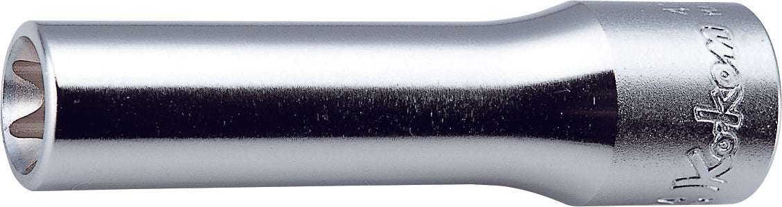 Ko-ken 4325-E10(L140) 1/2 Sq. Dr. Extra Deep TORXÂ® E10 Socket - Length 140mm