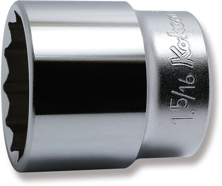 Ko-ken 4405A-1.7/16 1/2 Sq. Dr. Socket  1.7/16 12 point Length 47mm