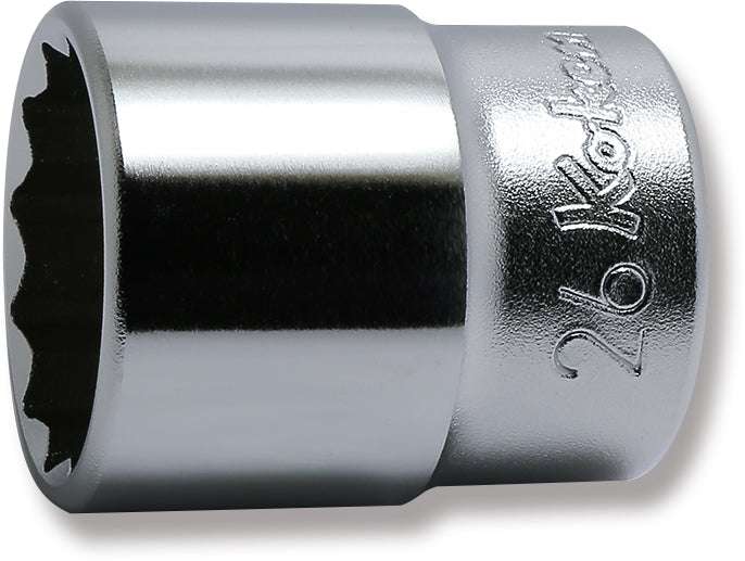 Ko-ken 4405M-27 1/2 Sq. Dr. Socket  27mm 12 point Length 43mm Main image