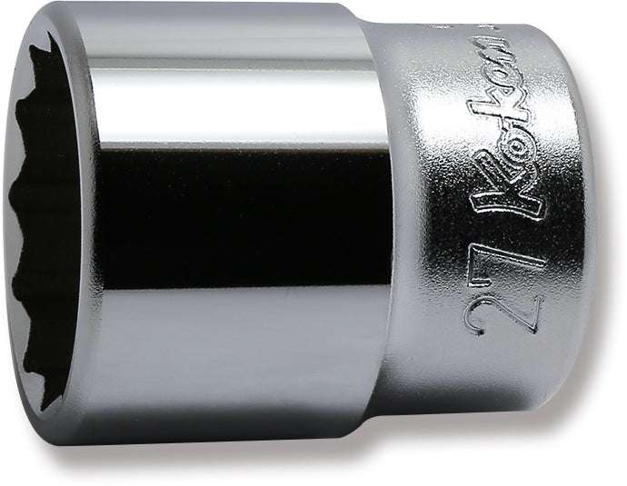 Ko-ken 4405M-28 1/2 Sq. Dr. Socket  28mm 12 point Length 43mm Main image