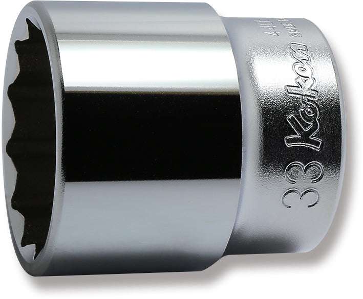 Ko-ken 4405M-34 1/2 Sq. Dr. Socket  34mm 12 point Length 47mm