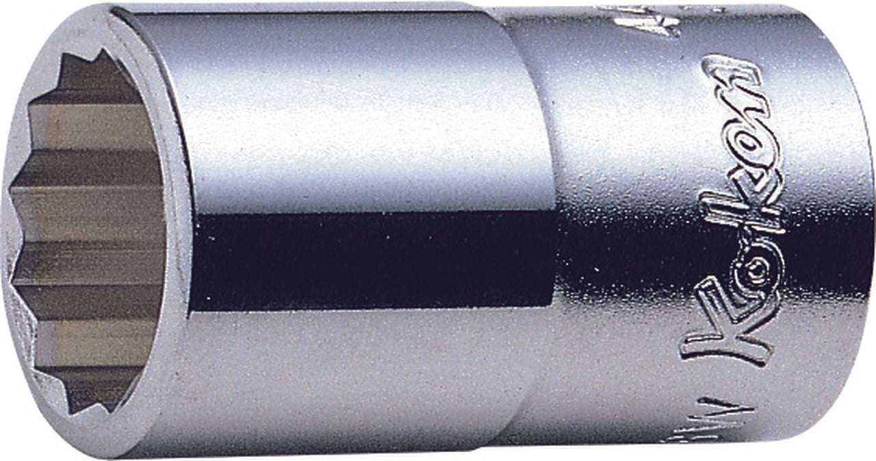 Ko-ken 4405W-9/16 1/2 Sq. Dr. Socket Whitworth 9/16 12 point Length 42mm