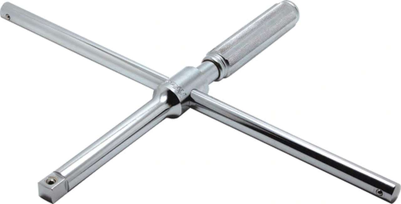 Ko-ken 4711XZ T Handle  1/2 Square Length 264 x 350mm Sliding Bar Free Turn Grip Main image