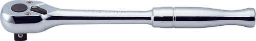 Ko-ken 4750PB 1/2 Sq. Dr. Ratchet Handle  30 teeth  Length 250mm Push Button Polished Handle