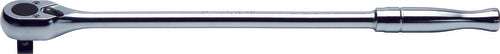 Ko-ken 4753PB 1/2 Sq. Dr. Ratchet Handle  24 teeth  Length 250mm Push Button Polished Handle Main image
