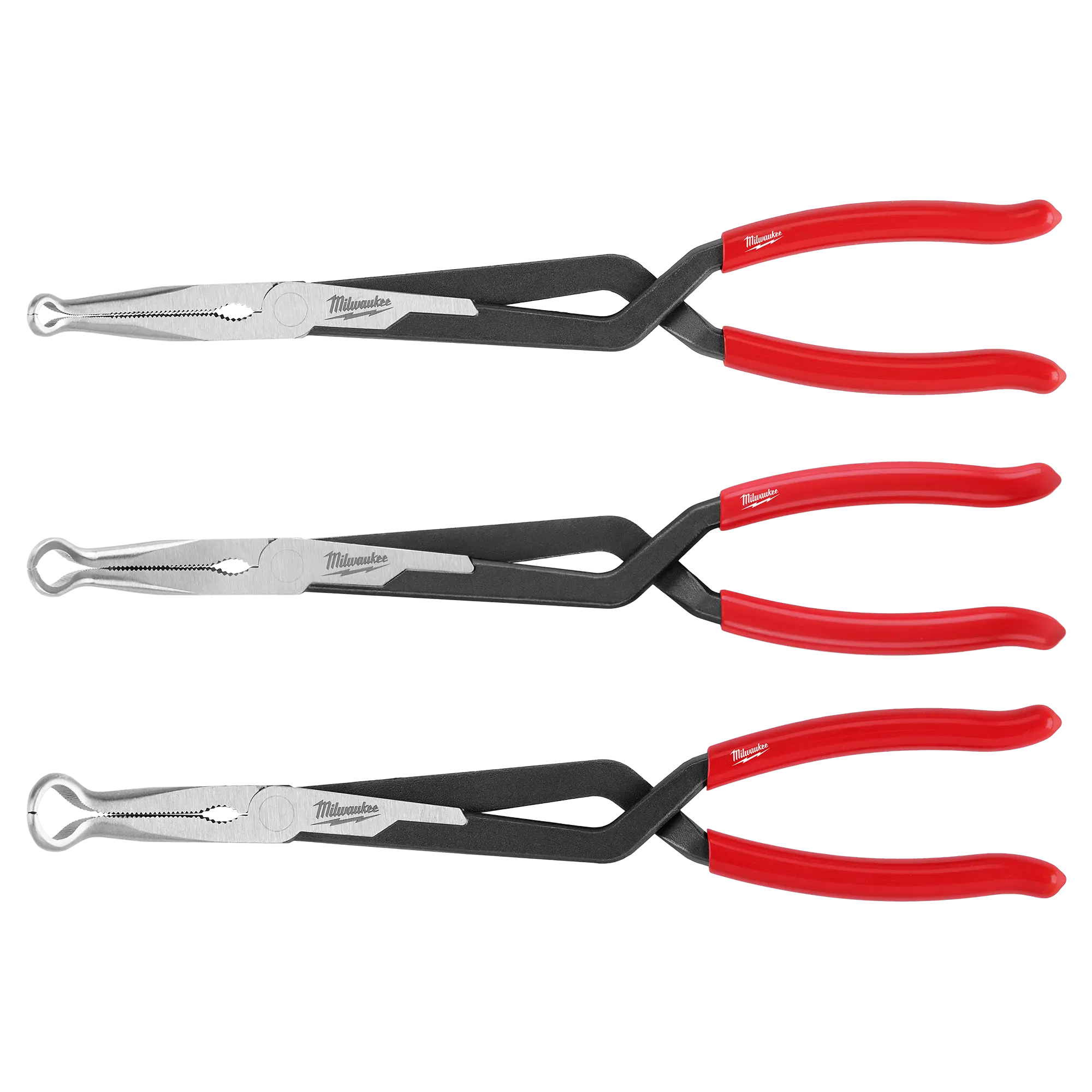Milwaukee 3PC Long Reach Hose Grip Pliers Set Main image