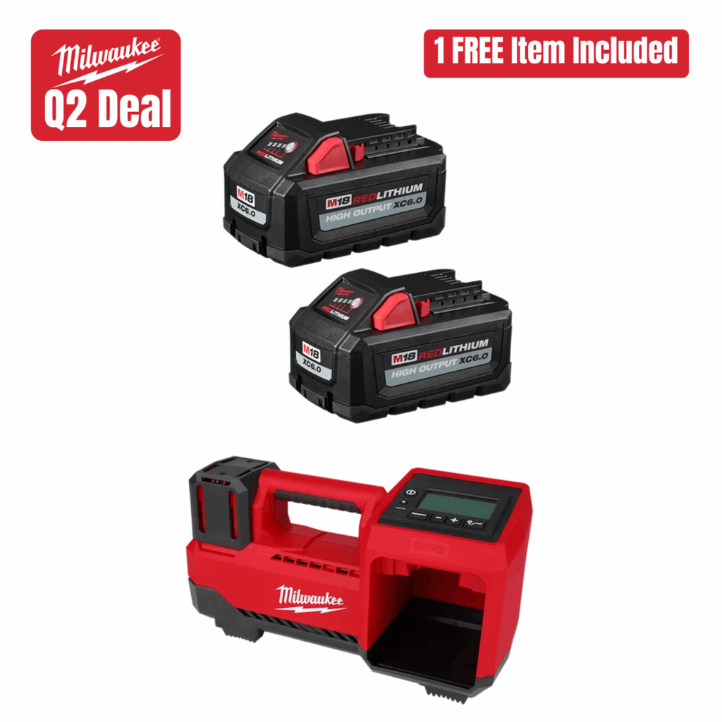 2-Pack of M18 Redlithium High Output XC 6.0 Battery w/ Free Item