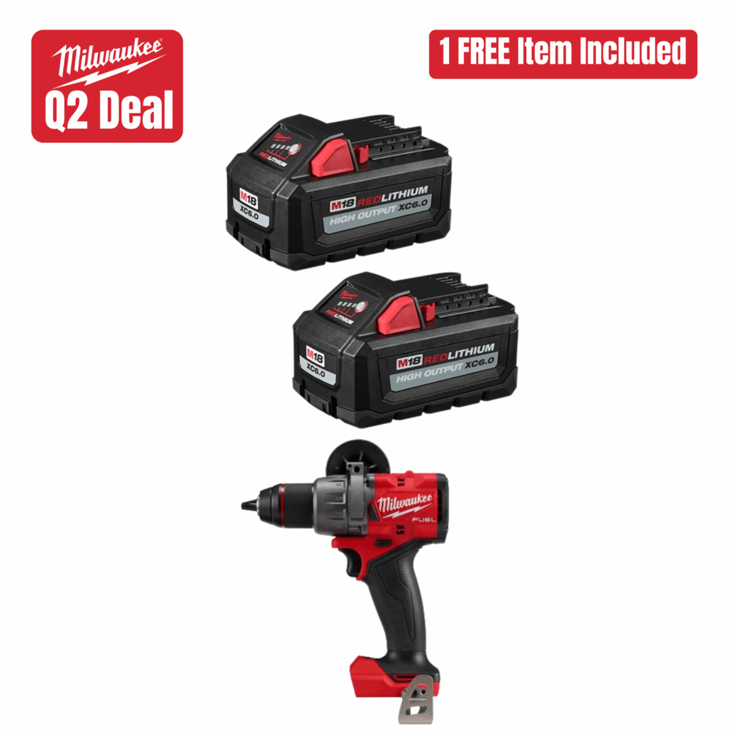 2-Pack of M18 Redlithium High Output XC 6.0 Battery w/ Free Item