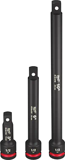 3PC SHOCKWAVE Impact Duty™ 1/2"Drive Extension Set Main image