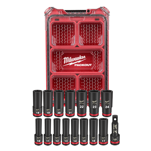 SHOCKWAVE Impact Duty™ Socket 1/2” Dr 15PC SAE PACKOUT Set Secondary image