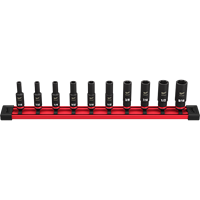 10PC SHOCKWAVE Impact Duty™ SAE Deep 6 Point Socket Set Main image