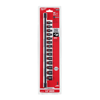 14PC SHOCKWAVE Impact Duty™ Metric Standard 6 Point Socket Set