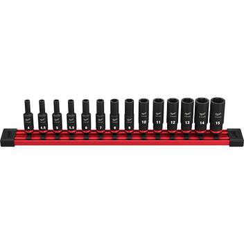 14PC SHOCKWAVE Impact Duty™ Metric Deep 6 Point Socket Set