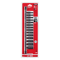 14PC SHOCKWAVE Impact Duty™ Metric Deep 6 Point Socket Set Secondary image
