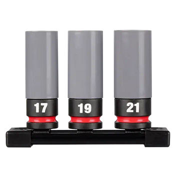 SHOCKWAVE Impact Duty™ 1/2 Drive Metric 3PC Lug Nut Wheel Socket Set