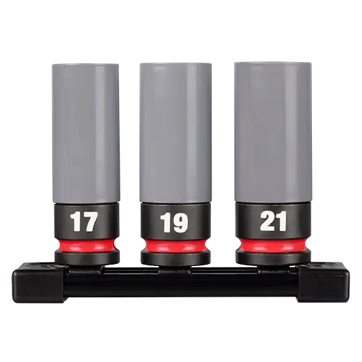 SHOCKWAVE Impact Duty™ 1/2 Drive Metric 3PC Lug Nut Wheel Socket Set Main image